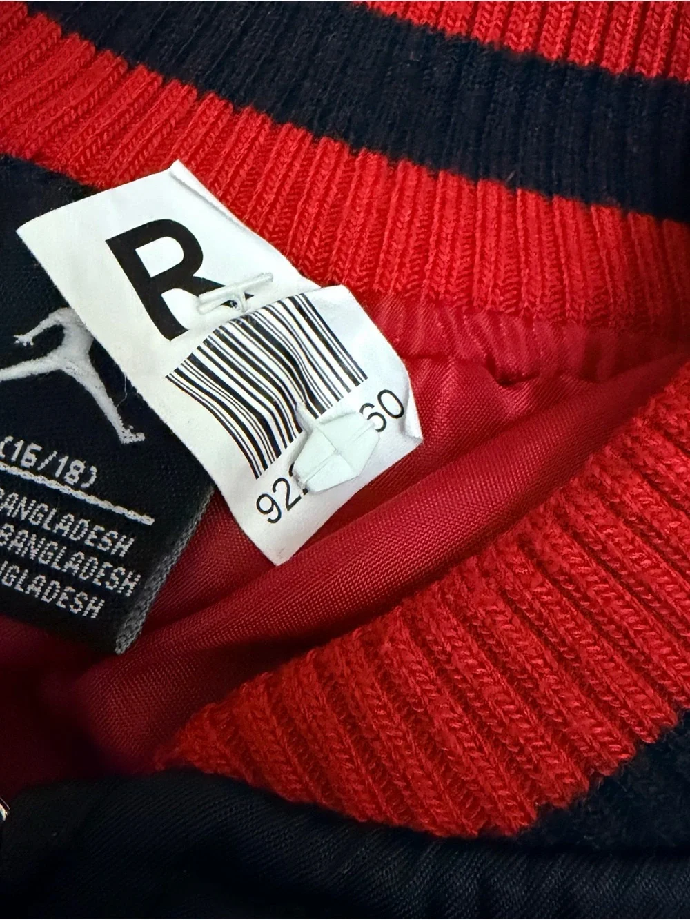 Jordan Black & Red Bomber Jacket